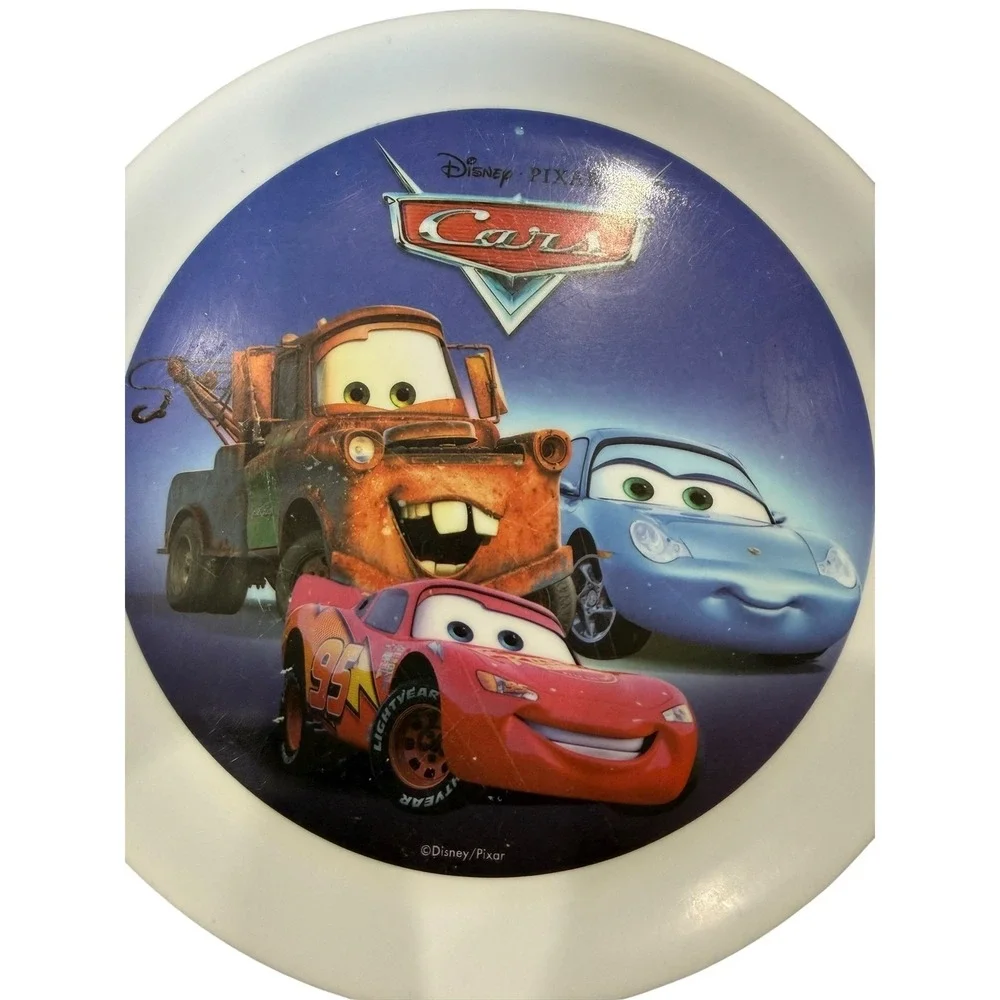 Vintage Cars Melamine Plate‎ Bowl Set Lightning McQueen Mater Toddler Feeding